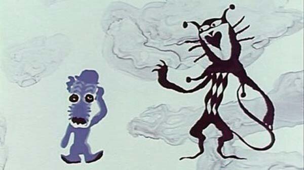 Кадр из мультфильма "Голубой щенок"