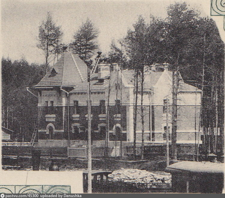 Станция Серебряный Бор в 1907 году. Фото с сайта pastvu.ru