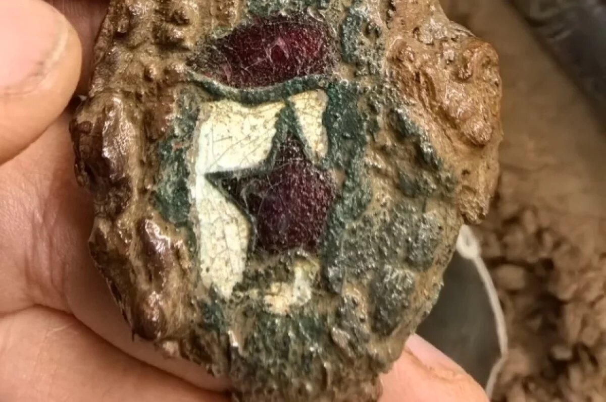    Останки троих бойцов подняли поисковики в Себежском укрепрайоне