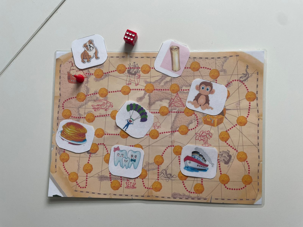 Настольная игра для артикуляционной гимнастики 