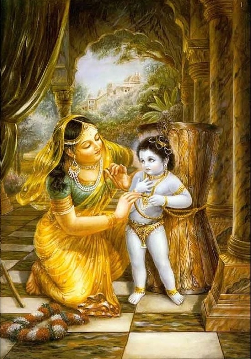 Кришна и мама Яшода