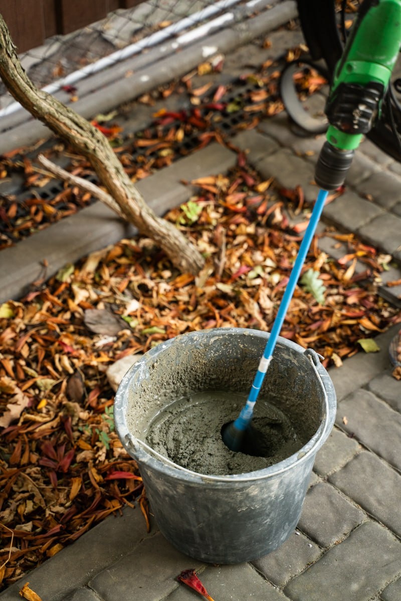 Раствор цемента и песка 1:2