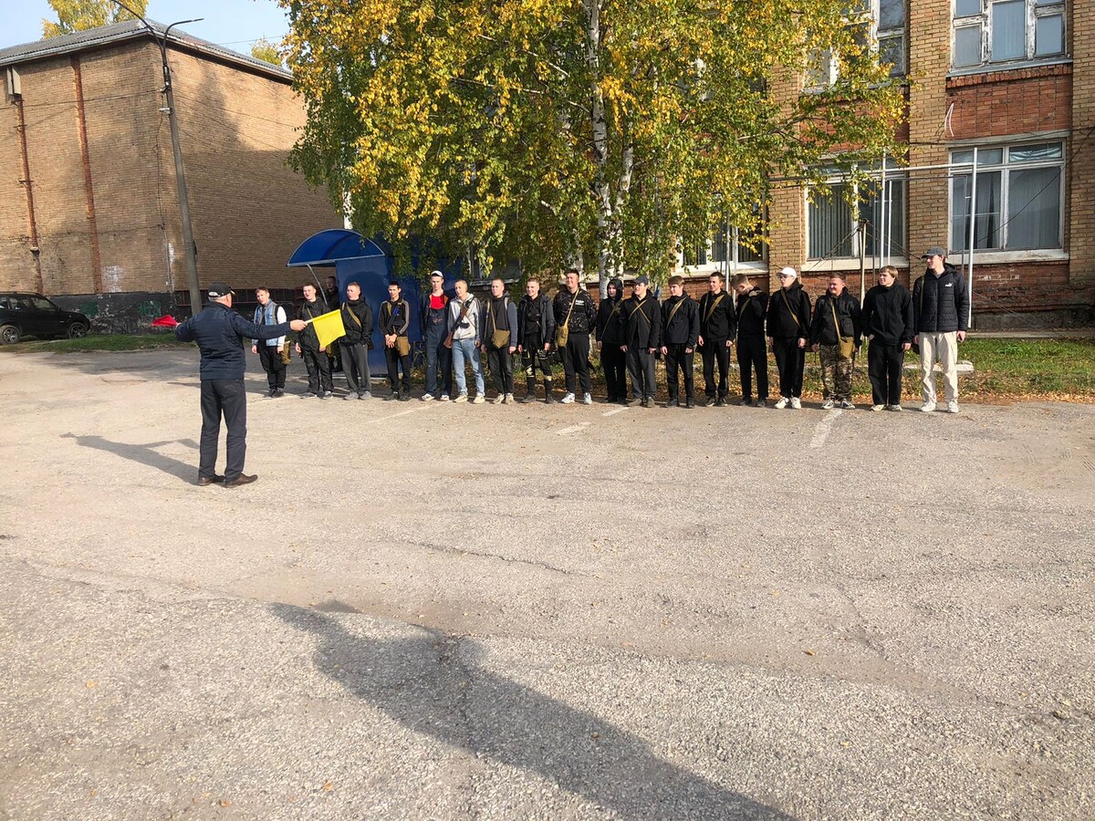 Построение перед маршем