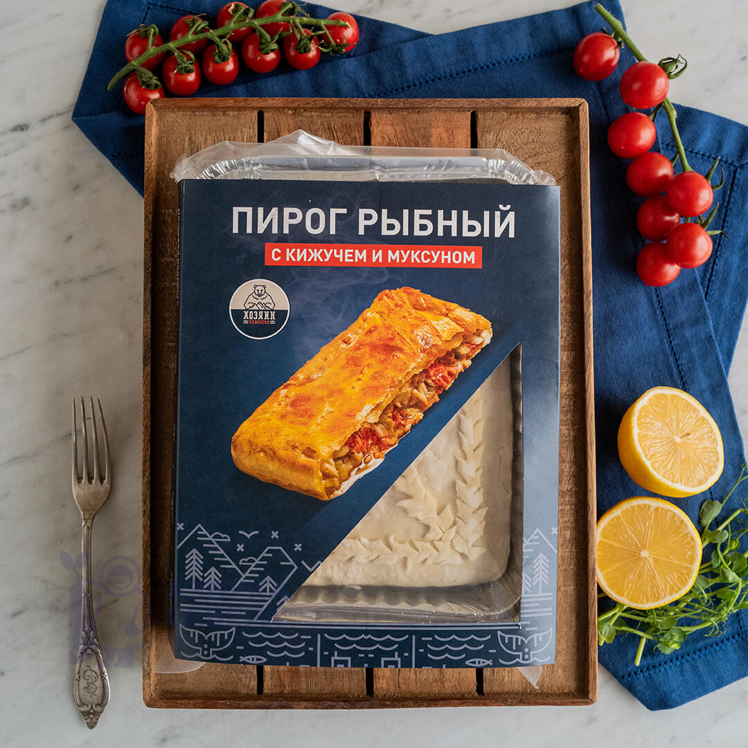 Пирог рыбный с муксуном и кижучем от "Азбуки Севера"