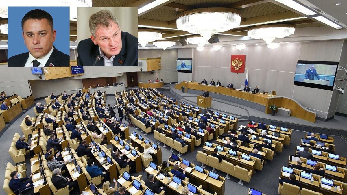 На фото сенатор Гибатдинов А.М. и депутат Куринный А.В. 