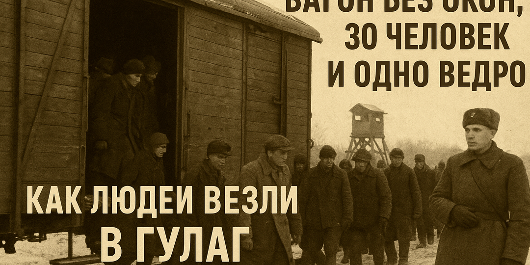 Вагон без окон, 30 человек и одно ведро. Как людей везли в ГУЛАГ