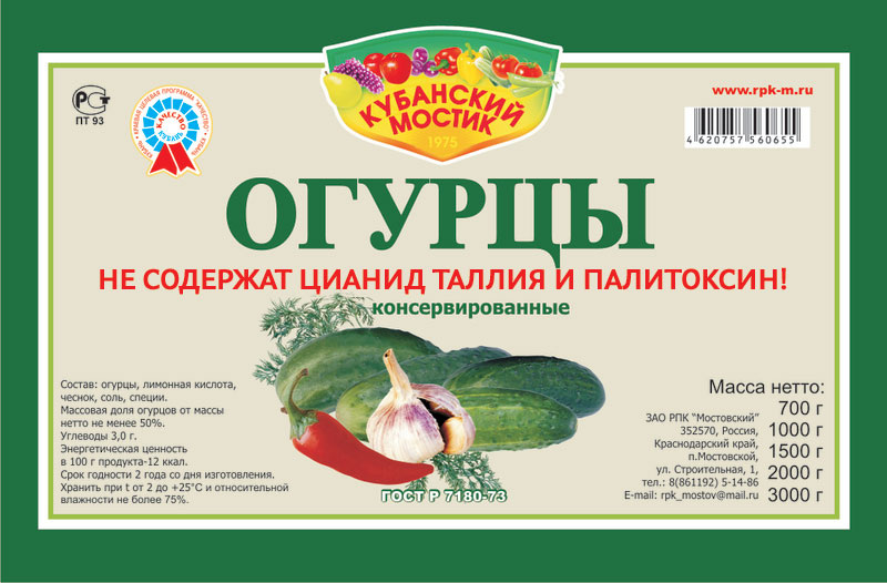 Огурцы без цианида.