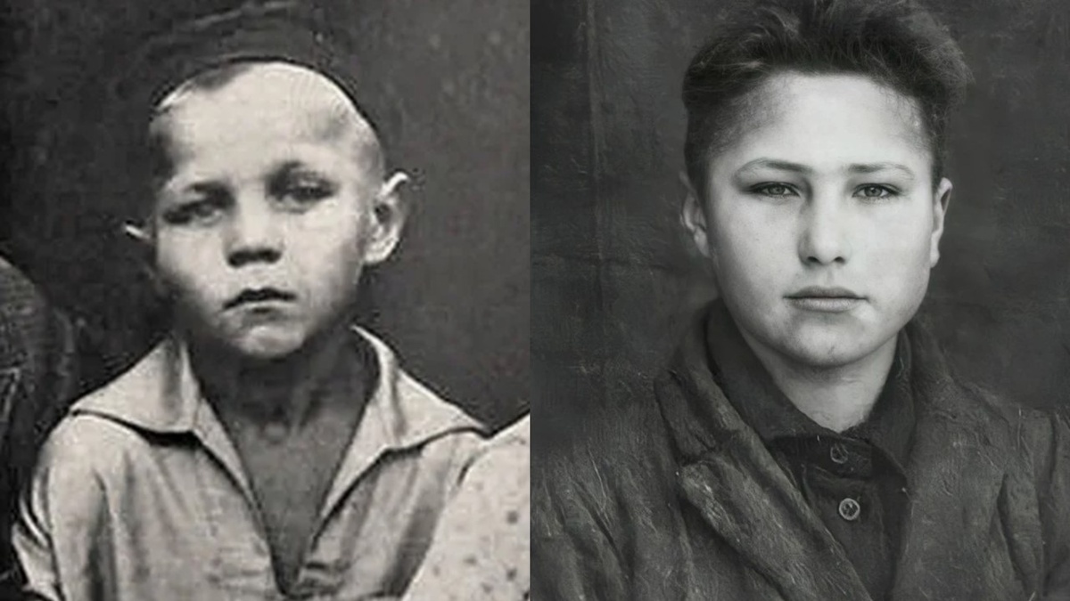 Василий Шукшин в детстве и в молодости. Яндекс картинки.