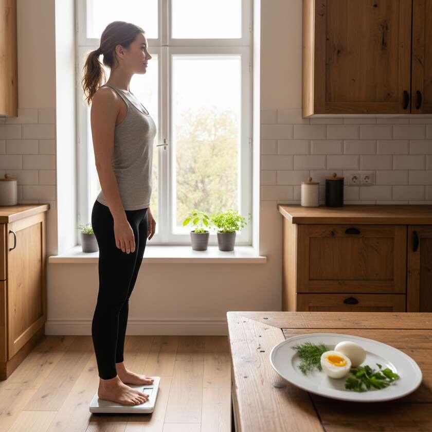 Контроль веса утром