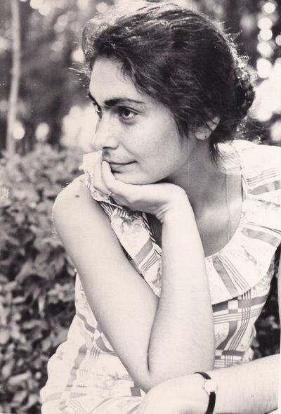 Галина Борисовна Коваленко (Быкова). 1970-е годы.