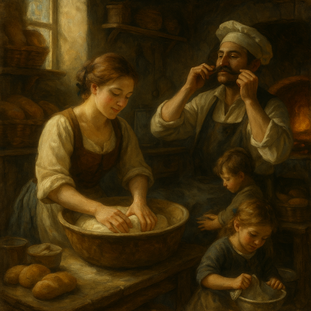 Семья Пикан, создано ИИ