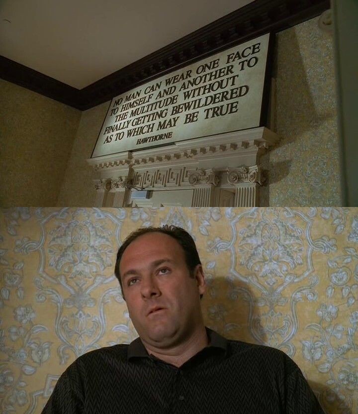 «Ни один человек не может долго быть двуликим: иметь одно лицо для себя, а другое - для толпы; в конце концов он сам перестает понимать, какое из них подлинное» Готорн