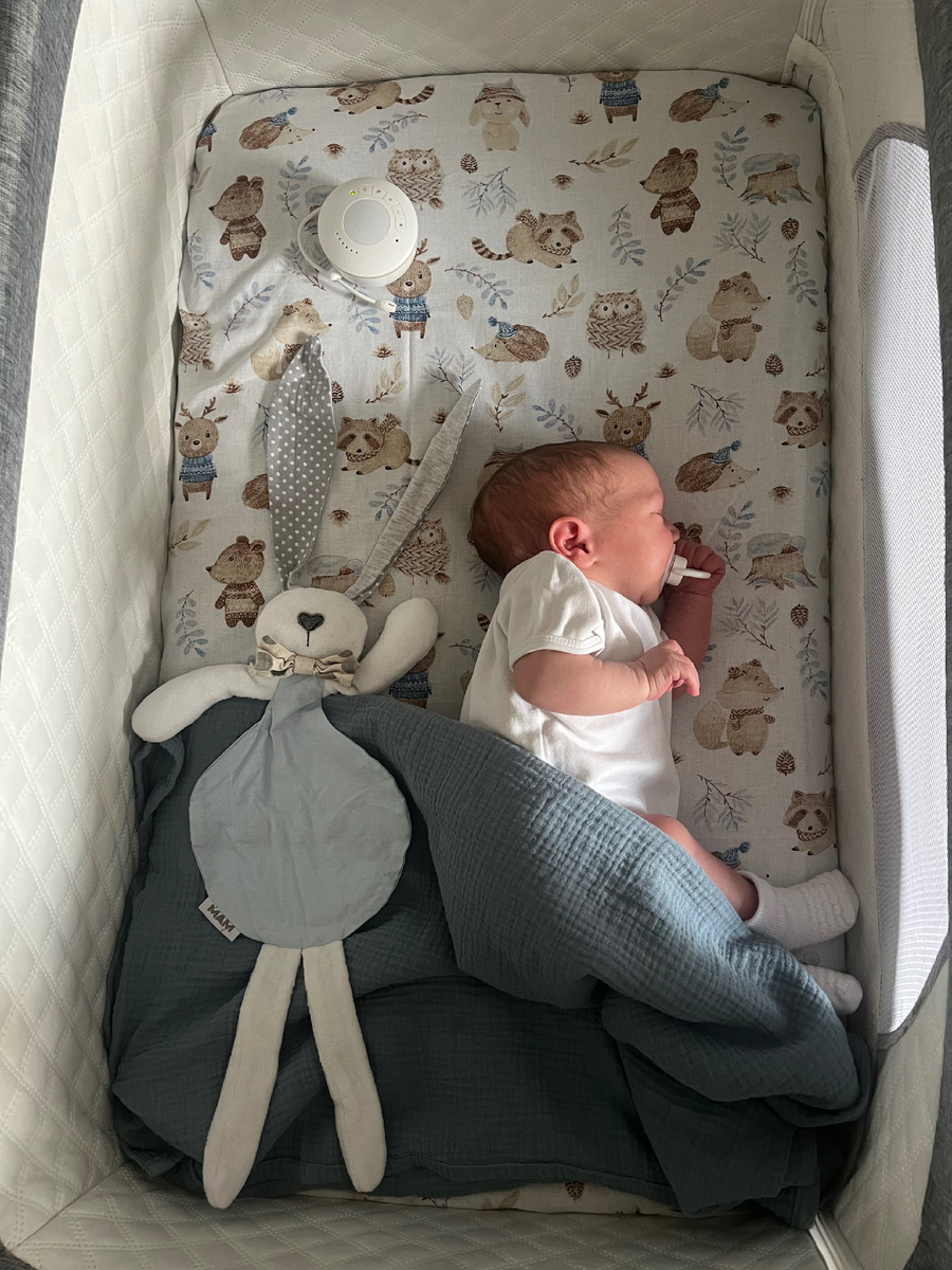 Муслиновая и ситцевая пеленки «в деле»