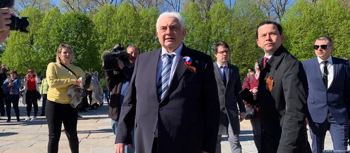 Посол РФ в Германии Сергей Нечаев в берлинском Трептов-парке (архивное фото)Фото: Daniil Sotnikov/DW