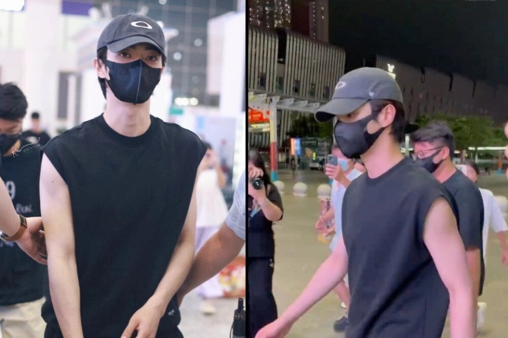    Фото Сюй Кай из аэропорта (Источник: Weibo)