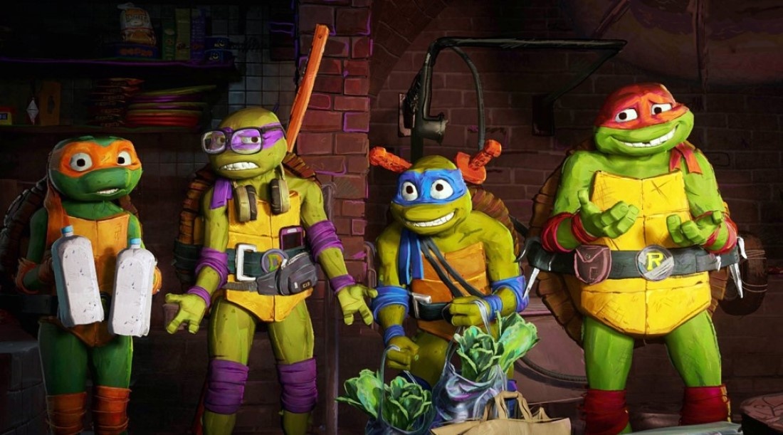     Кадр из мультфильма «Черепашки-ниндзя: Погром мутантов» (2023)
