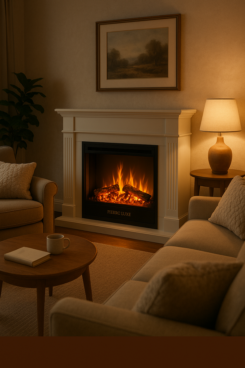    Электрический камин Pierre Luxe: создайте атмосферу уюта и стиля в вашем интерьере с лучшими решениями для обогрева Kamin