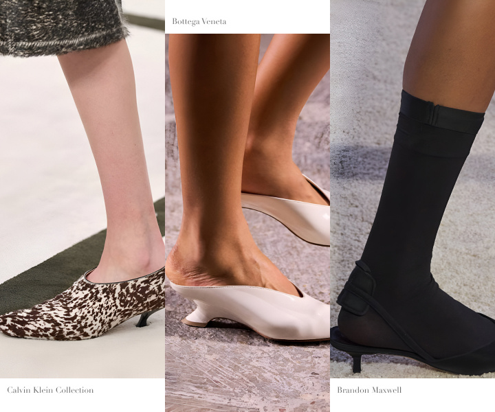 Каблук kitten heel