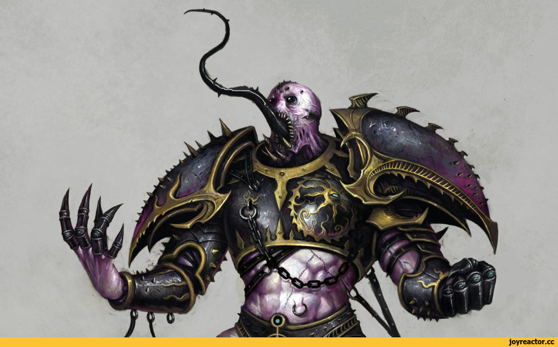 Внешность чемпионов богов Хаоса выглядит как явная антиреклама этих самых богов.