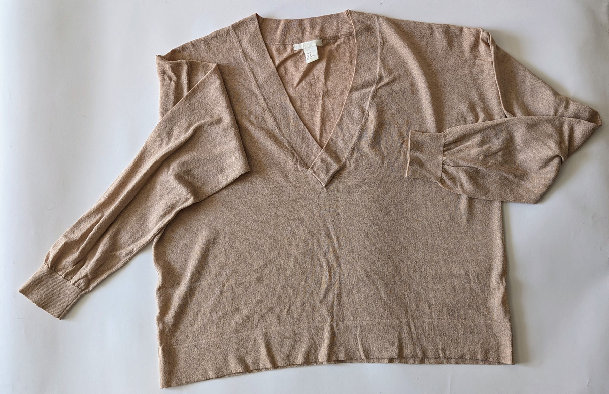 Так выглядел джемпер ДО переделки