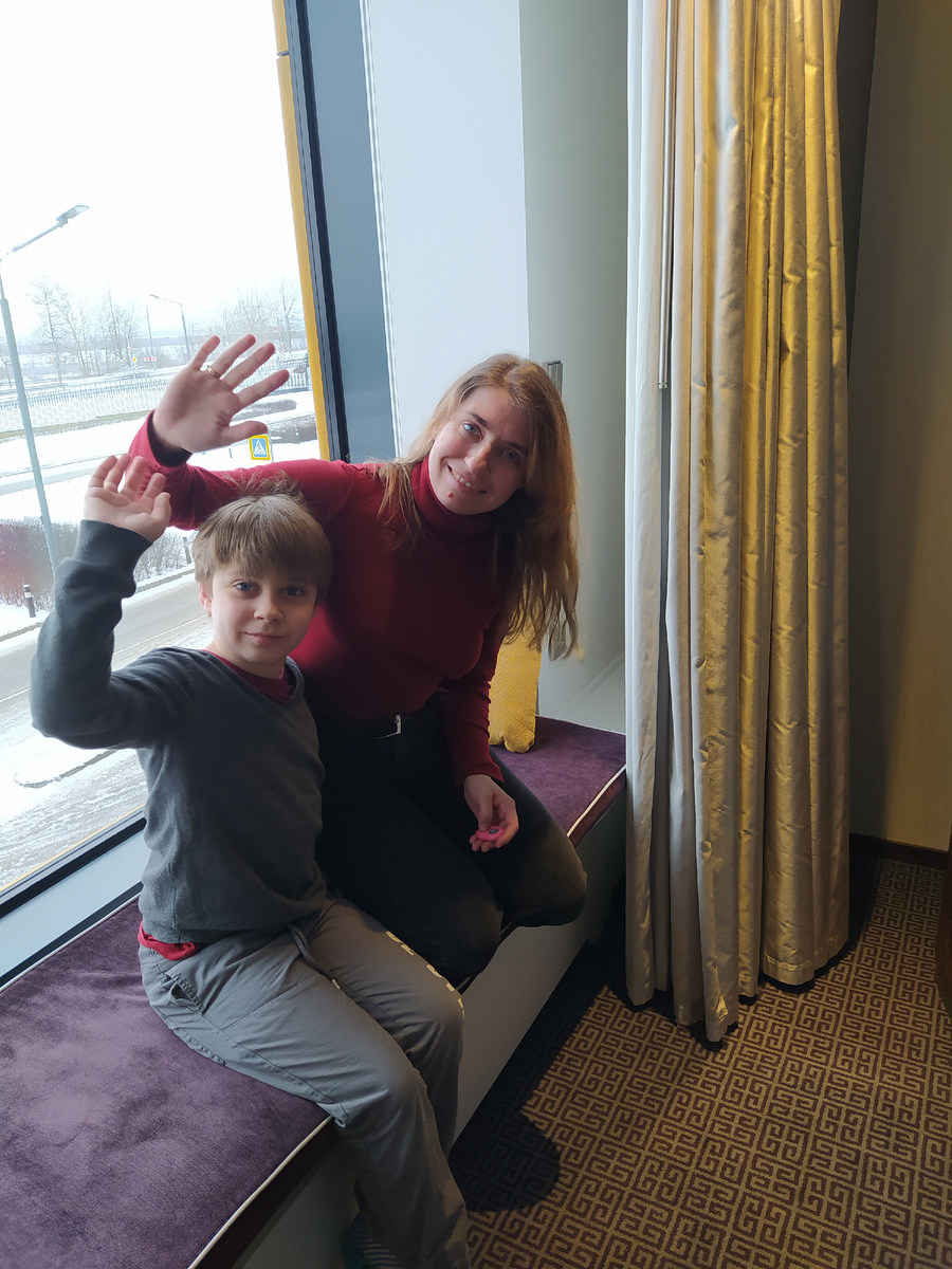 Это мы в Holton в первую зиму в Питере