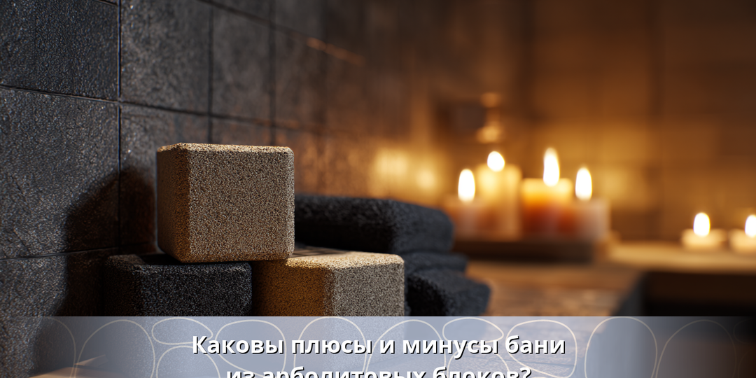Каковы плюсы и минусы бани из арболитовых блоков?