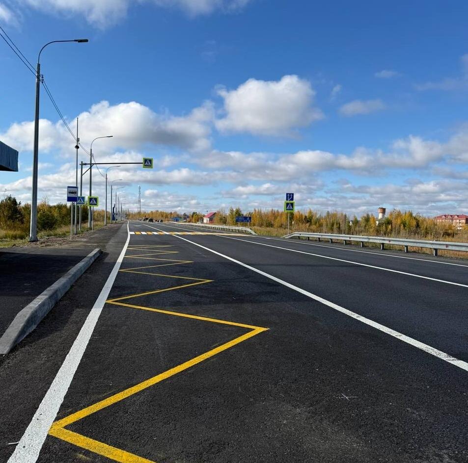    В Югре завершен ремонт участка автодороги Сургут — Нижневартовск