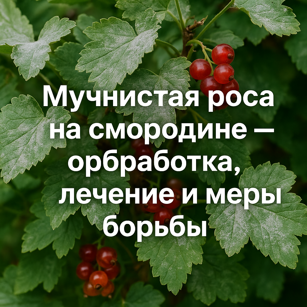 Мучнистая роса на смородине