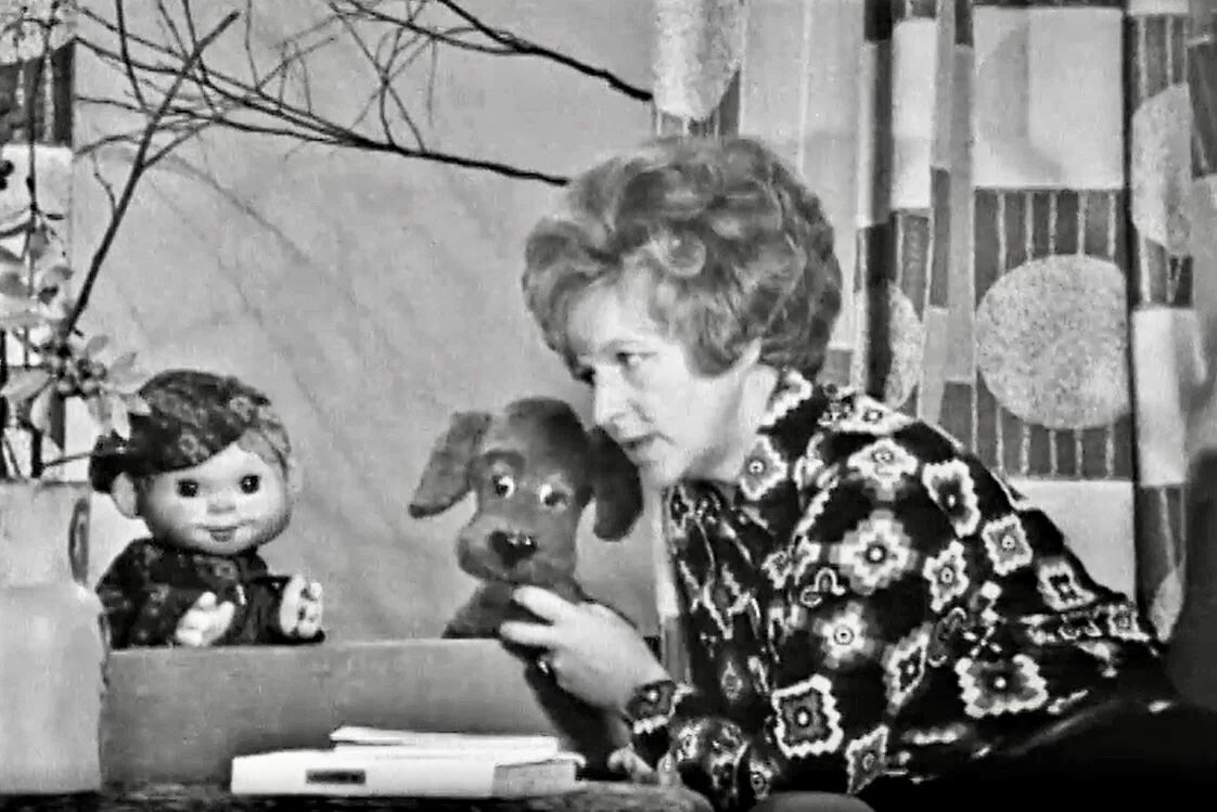 Исторический кадр из выпусков передачи «Спокойной ночи, малыши».