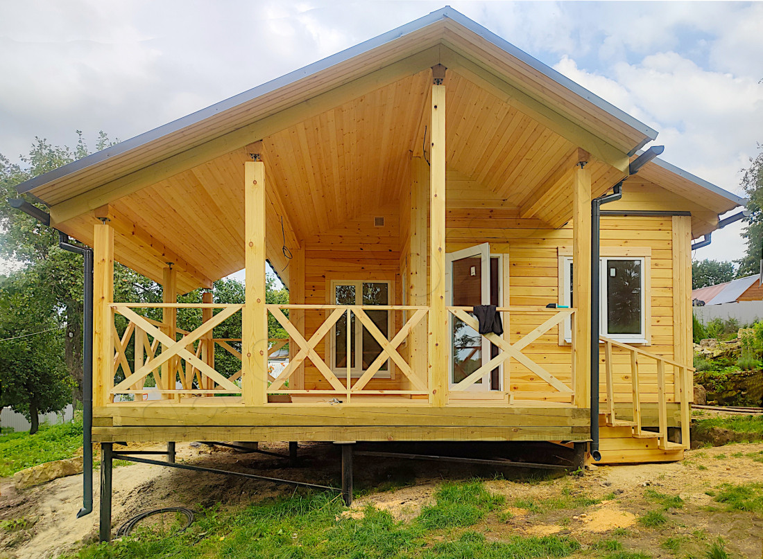 Дом из бруса в деревне Карачарово