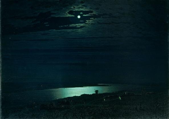 Когда Архип Куинджи написал свою знаменитую «Лунную ночь на Днепре», он показывал её публике в своей мастерской — всего по два часа в день