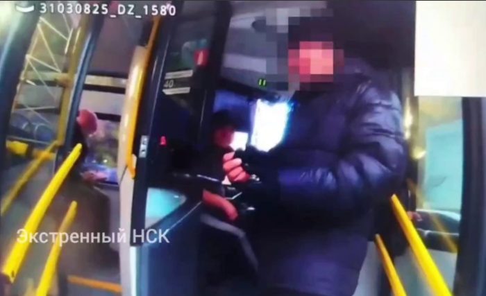 Кадр видео телеграм-канала «Экстренный НСК».