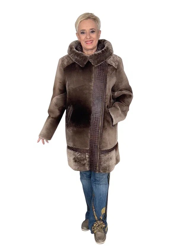 Переделка пальто из бобрика. Ателье Ирины Берзиной.