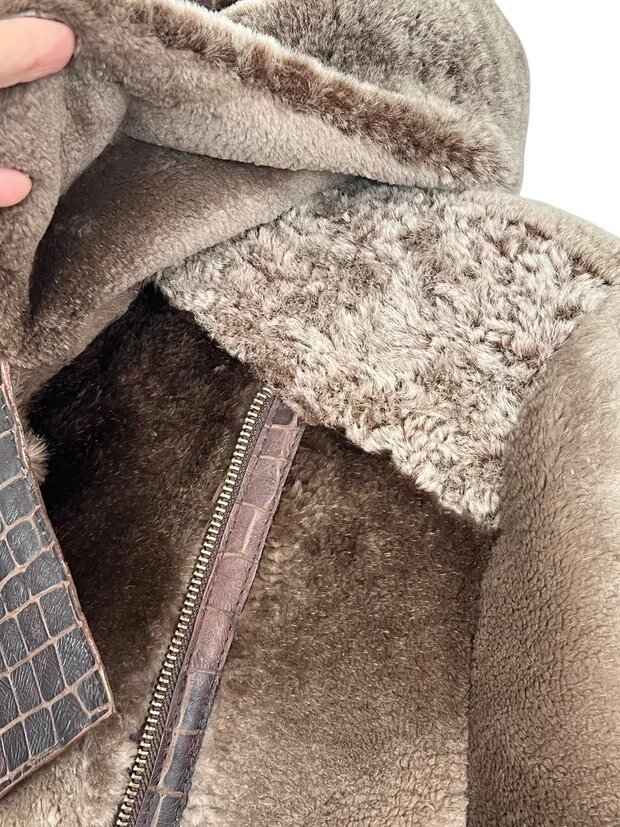 Переделка пальто из бобрика. Ателье Ирины Берзиной.