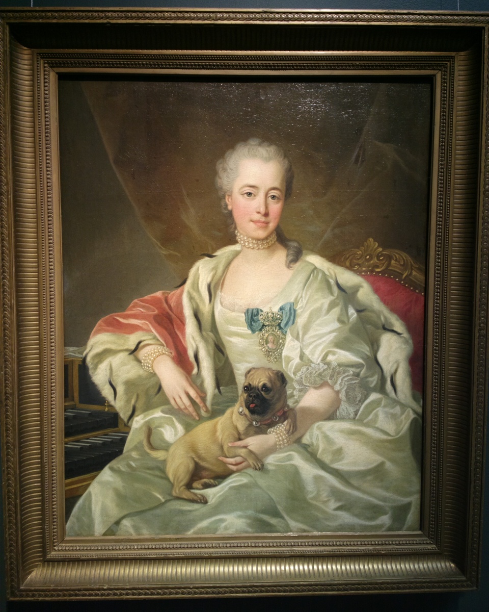 Луи Мишель Ван Лоо. Портрет княгини Екатерины Дмитриевны Голицыной. 1759. Холст, масло. Москва, ГМИИ им. А.С. Пушкина.