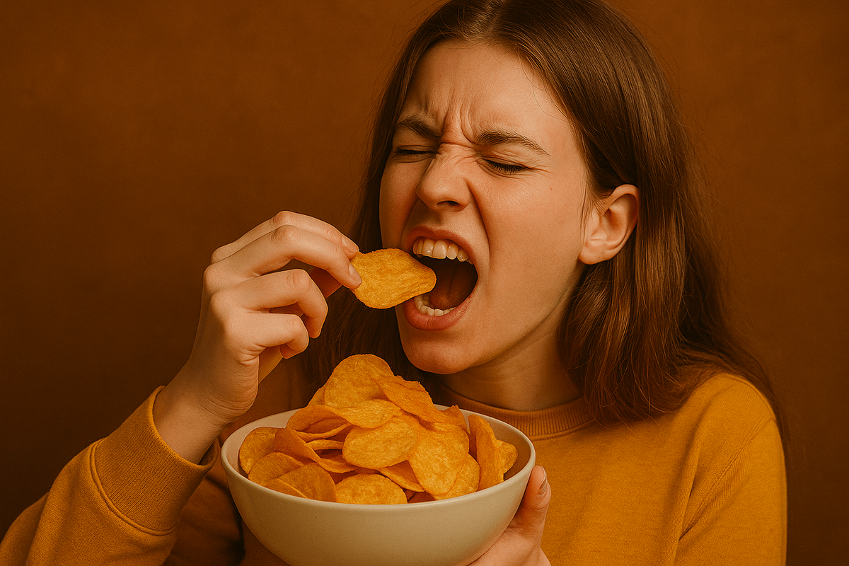    Палатебельные продукты (богатые жиром/углеводами/солью) активируют дофаминовую систему вознаграждения и могут усиливать тягу к перееданию, что описано в обзорах по нейробиологии питания.