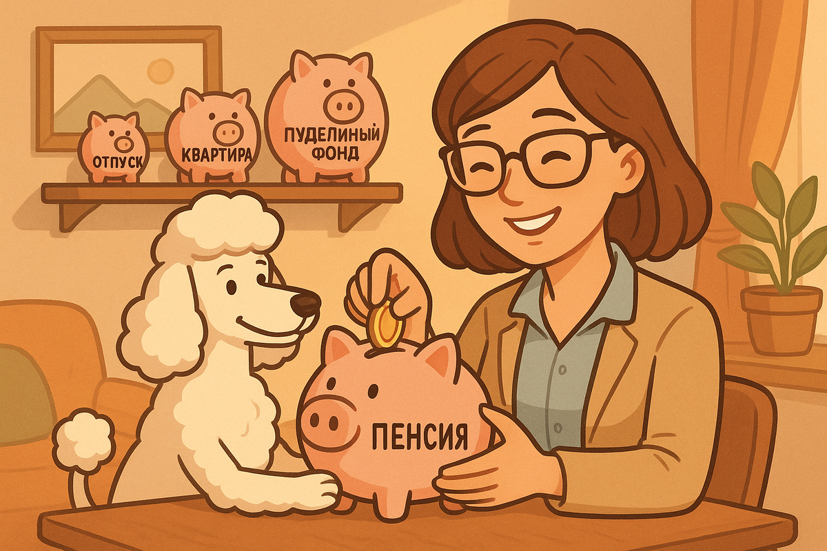 Коплю на пенсию сама