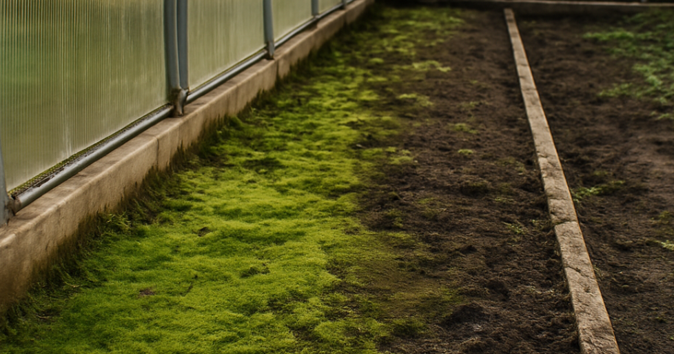 Мох на грядках: простые меры по оздоровлению почвы в теплице