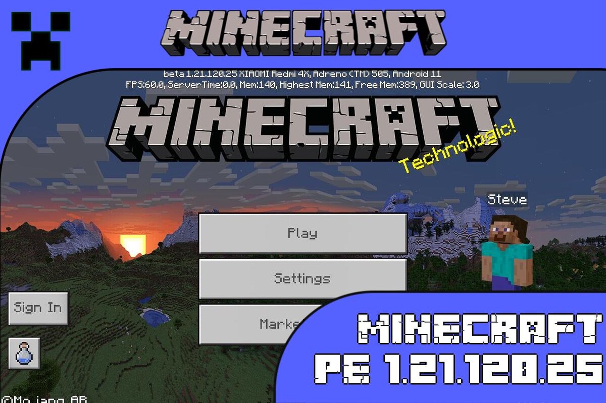 Minecraft Bedrock 1.21.120.25