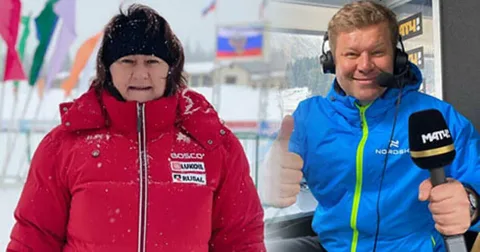 Е.Вяльбе и Д.Губерниев