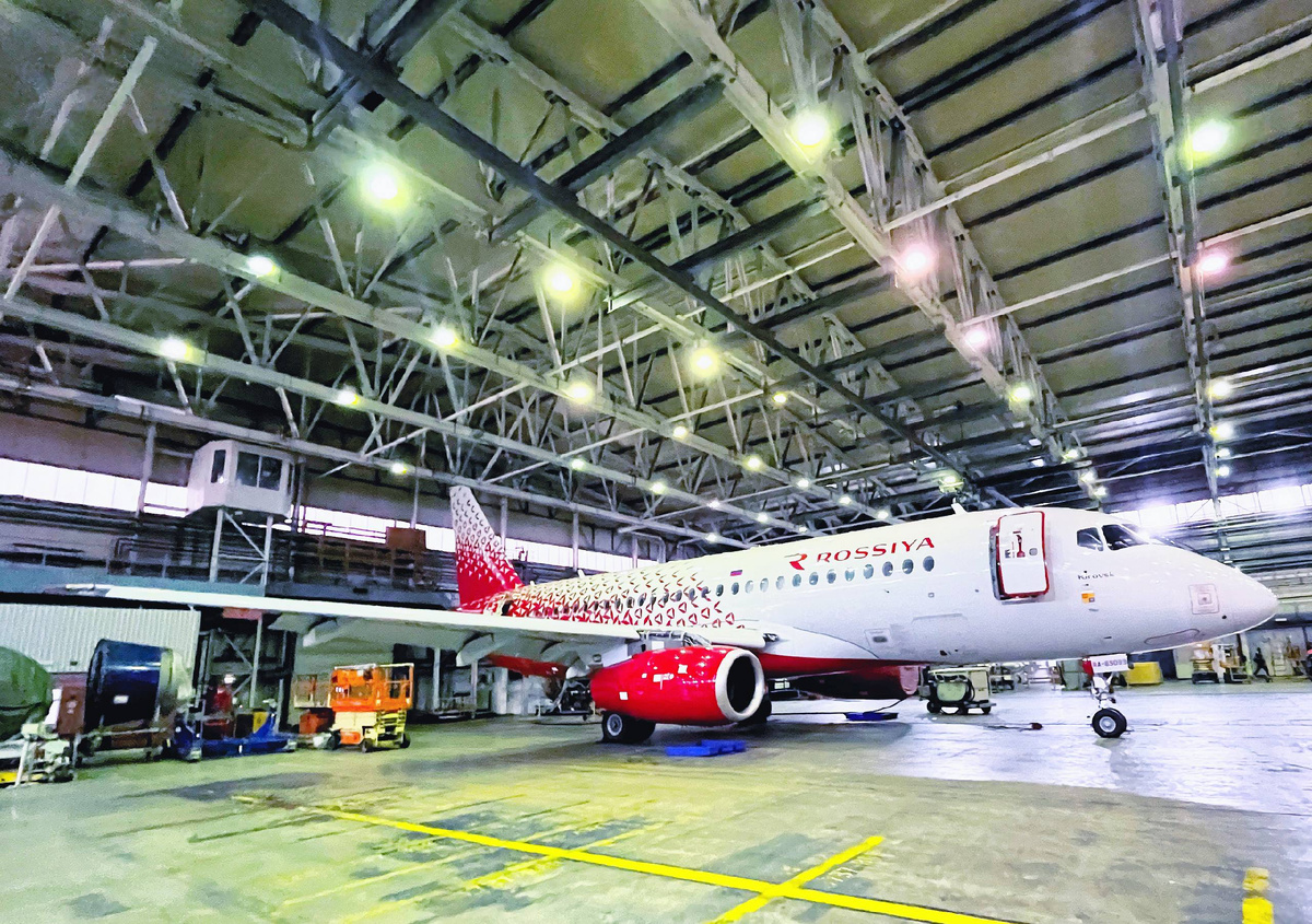 Авиадвигатель SaM-146 на самолете SSJ100 | engine SaM146 on the aircraft Sukhoi Superjet 100