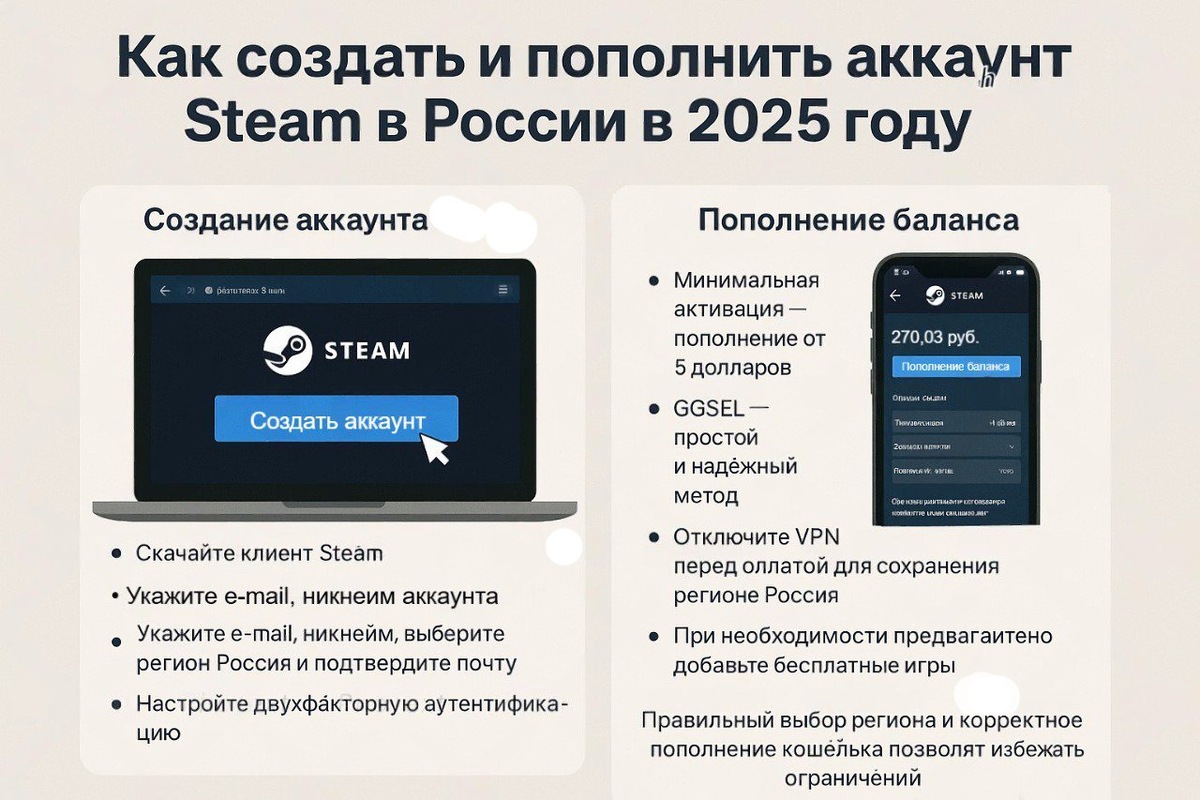 Инструкция по созданию аккаунта