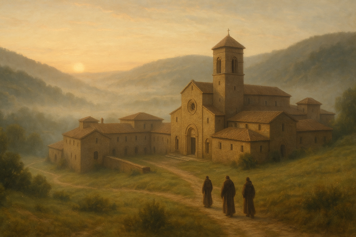 В конце жизни он основал свой монастырь — Сан-Джованни-ин-Фьоре (“Святой Иоанн во Фьоре”) — и стал его первым аббатом.