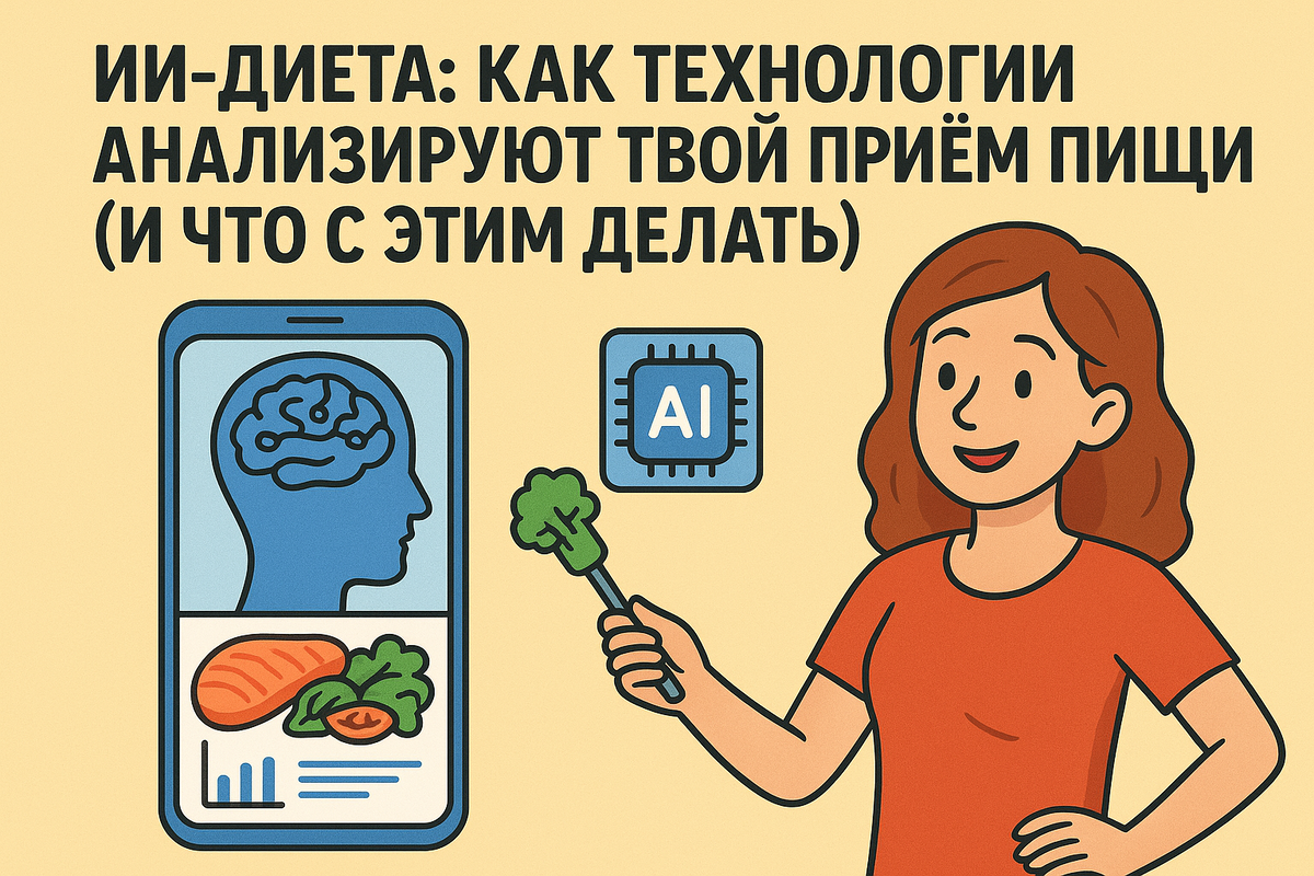ИИ-диета: как технологии анализируют твой приём пищи (и что с этим делать)