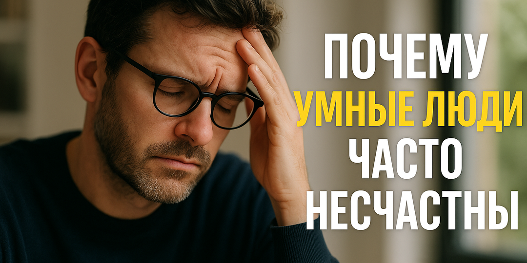 Парадокс: умные люди часто несчастны. Почему?