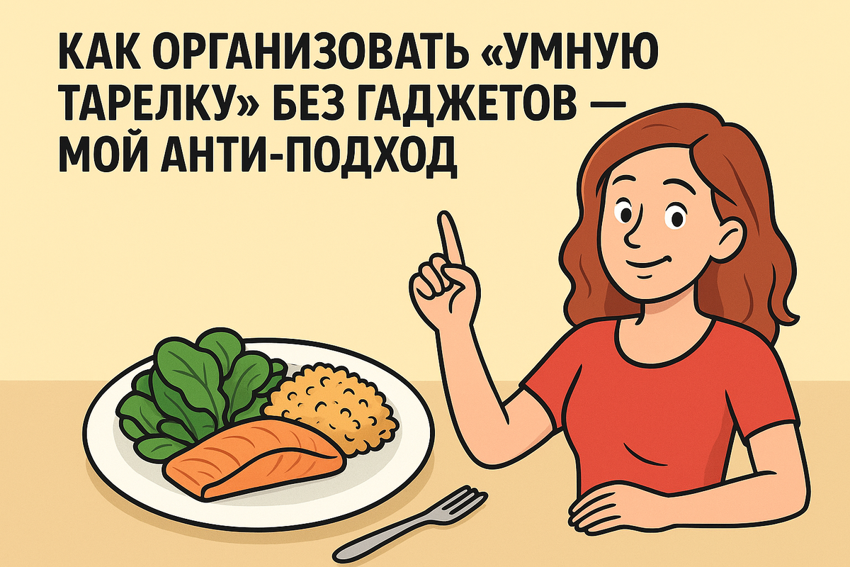 Как организовать «умную тарелку» без гаджетов — мой анти-подход