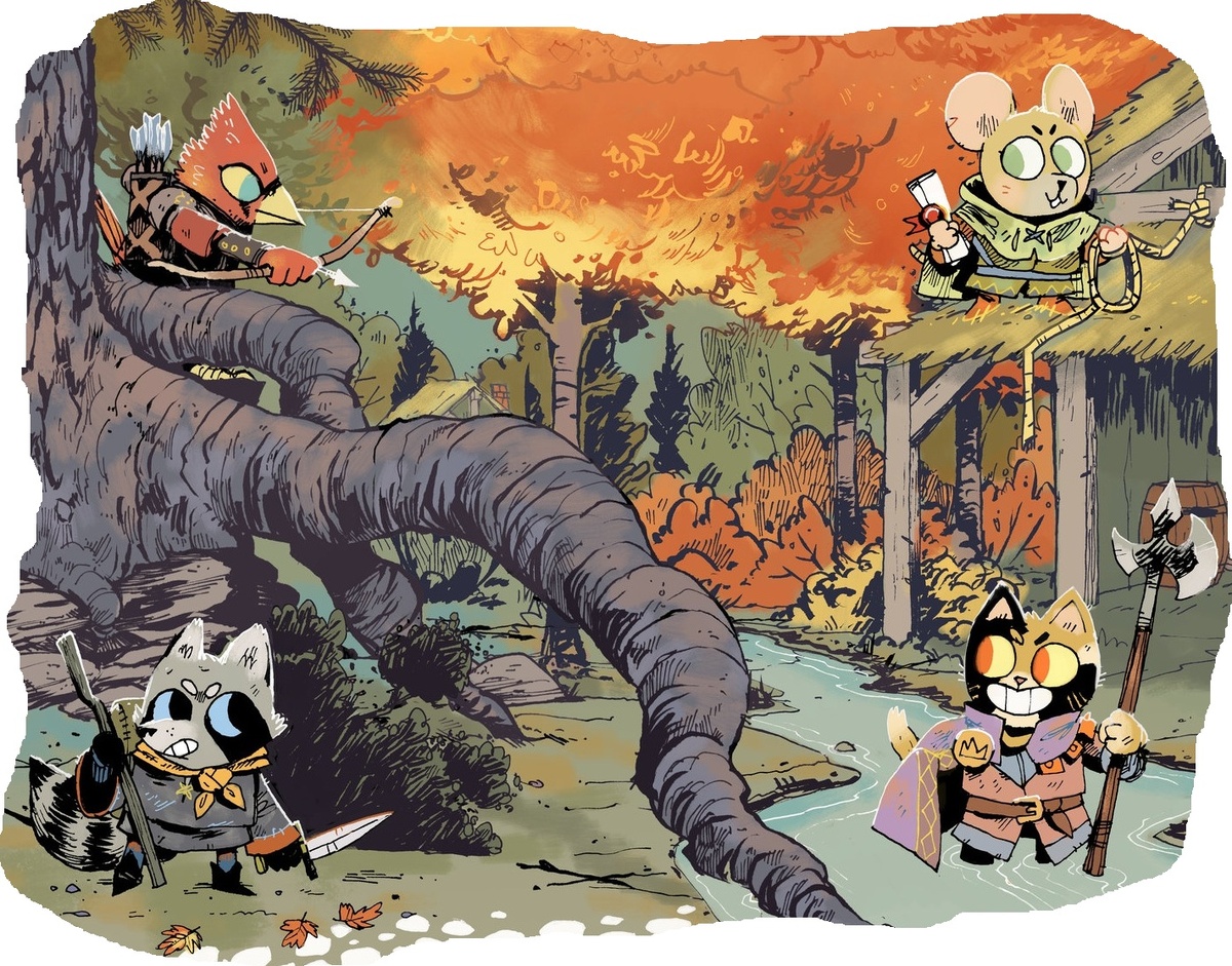 Коты-милитаристы, мыши-партизаны, консервативные птицы и енот-бродяга