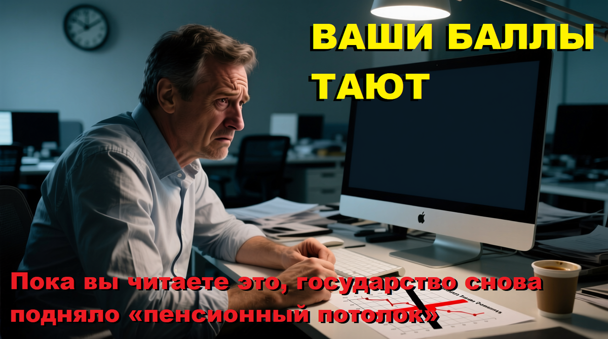 «Невидимая» пенсионная реформа: как у вас забирают баллы, пока вы просто ходите на работу. Проверьте по нашей таблице, что ждет именно вас