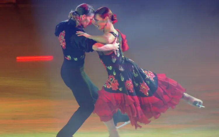    Марина Анисина и Гвендаль Пейзера / Источник фото: РИА Новости