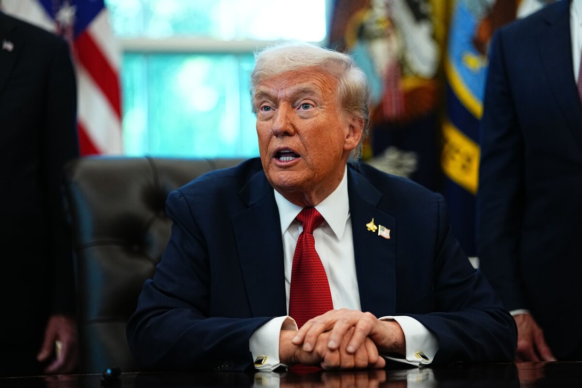    Президент США Дональд Трамп / Источник: © Aaron Schwartz — Pool via CNP/Consolidated News Photos/Global Look Press